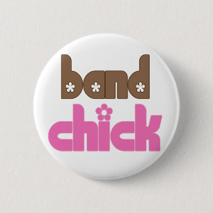 Fun Band Chick Music Button