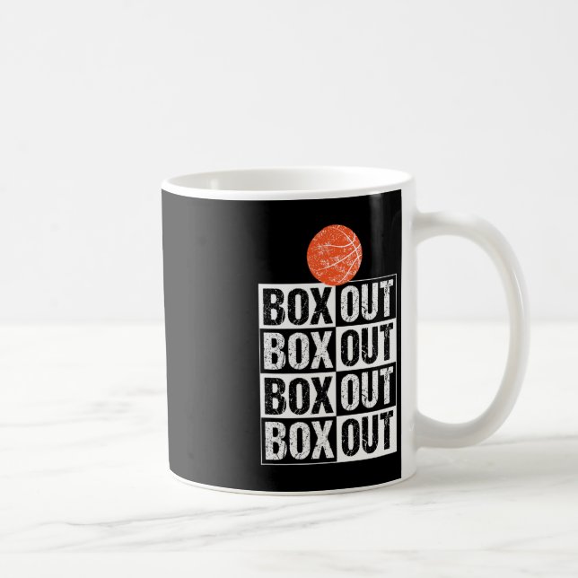 Fun Basketball Coach  Gift Box Out Saying Coffee Mug (Right)