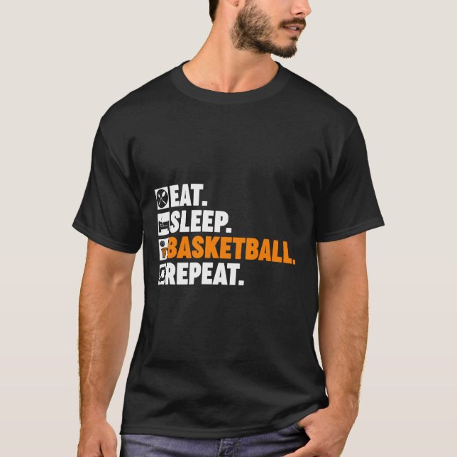 Fun Basketball for Men Women Team Sport Basketball T-Shirt (Front)