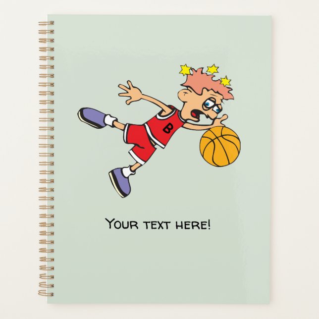 Fun Basketball Player Planner (Front)