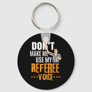 Fun Basketball Ref Hoops - Basketball Referee  Key Ring