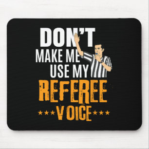 Fun Basketball Ref Hoops - Basketball Referee  Mouse Pad