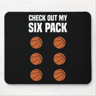 Fun Basketball  Six Pack Basketball Player  Mouse Pad
