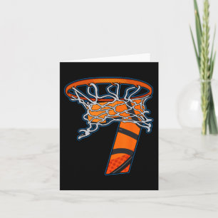 Fun Basketball Team Sport Fan 7 Years Old 7th Birt Card