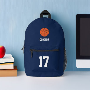Fun Basketball Themed Customised  Printed Backpack