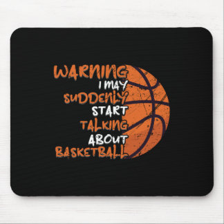 Fun Basketball top Basketball Lover Mouse Pad