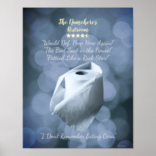 Fun Bathroom Signs, Wall Art