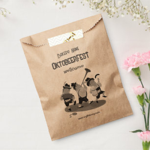 fun Bavarian Musician invite to Oktoberf Favour Fa Bag