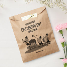 fun Bavarian Musician invite to Oktoberf Favour Favour Bag