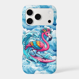 Fun beach pink flamingo