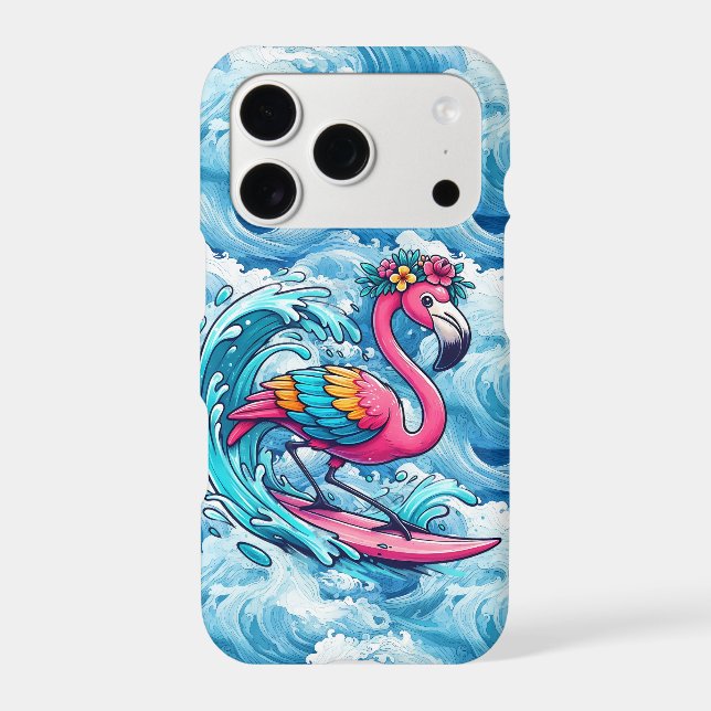 Fun beach pink flamingo (Back)