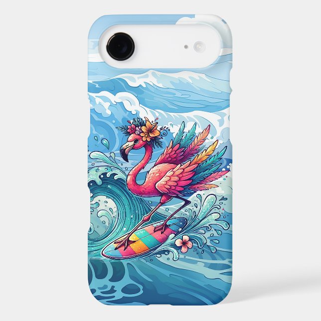 Fun beach pink flamingo  (Back)