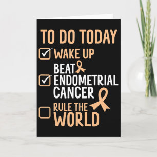 Fun Beat Endometrial Cancer Rule The World - Survi Card