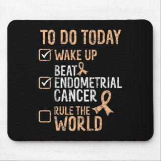 Fun Beat Endometrial Cancer Rule The World Survivo Mouse Pad