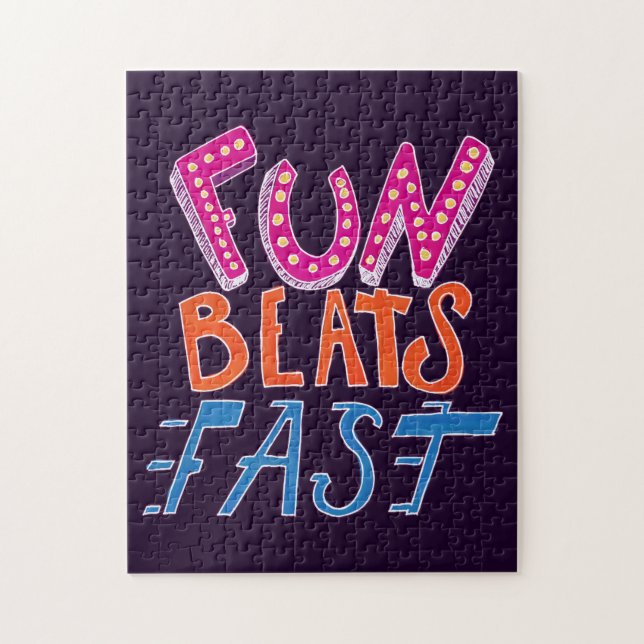 Fun Beats Fast Jigsaw Puzzle (Vertical)