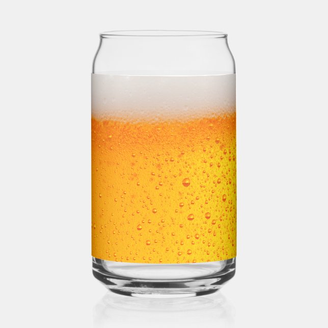  Fun Beer Brewery drinking happy hour Party Can Glass (Left)