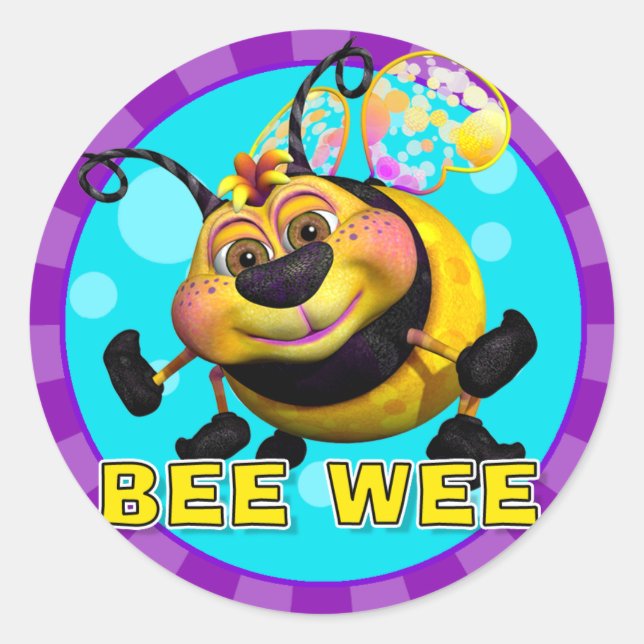 Fun BeeWee Stickers (Front)