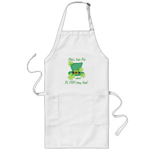 Fun Being Irish Restaurant Pub Custom Business Long Apron