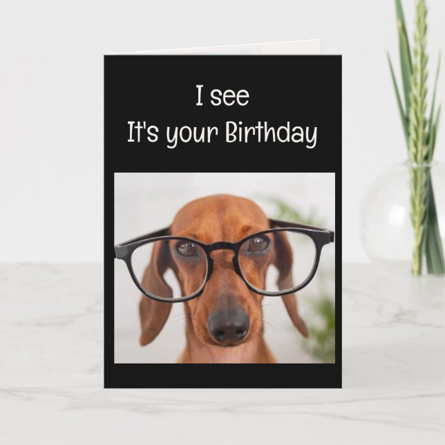 Fun Best Doggone Birthday Ever Dog Animal Humour Card (Front)