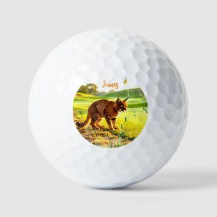 Fun Big Cat Golf Balls