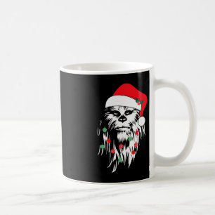 Fun Bigfoot Face Santa Hat Cute Xmas Christmas Coffee Mug