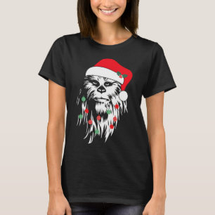 Fun Bigfoot Face Santa Hat Cute Xmas Christmas T-Shirt