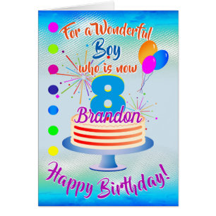 FUN BIRTHDAY BOY - BLUE / BLUE PERSONALIZED