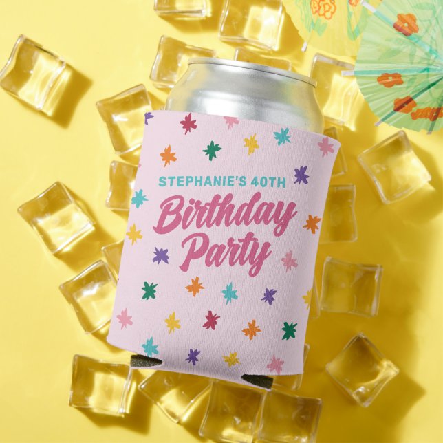 Fun Birthday  Can Cooler (In Situ Summer)