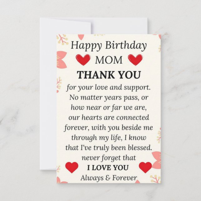 fun birthday cards for mum (Front)