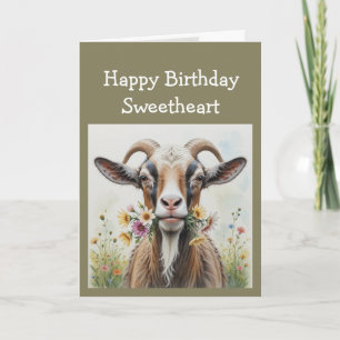 Fun Birthday, From the Old Goat who Loves YOU Card