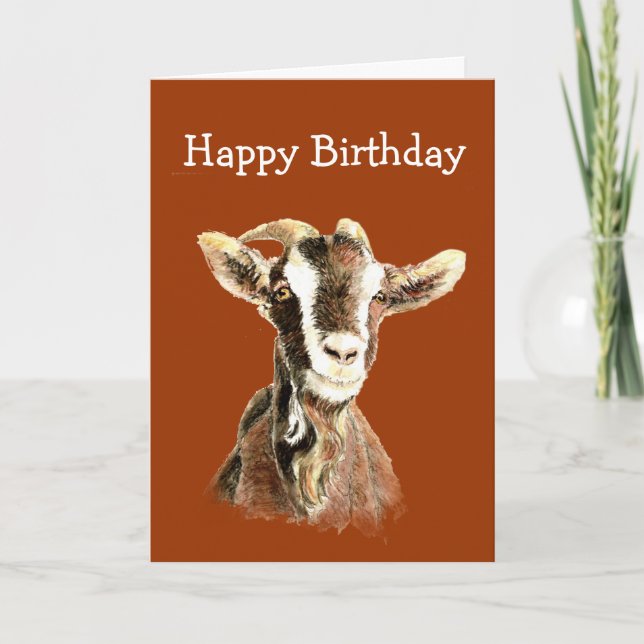 Fun Birthday, From the Old Goat who Loves YOU Card (Front)