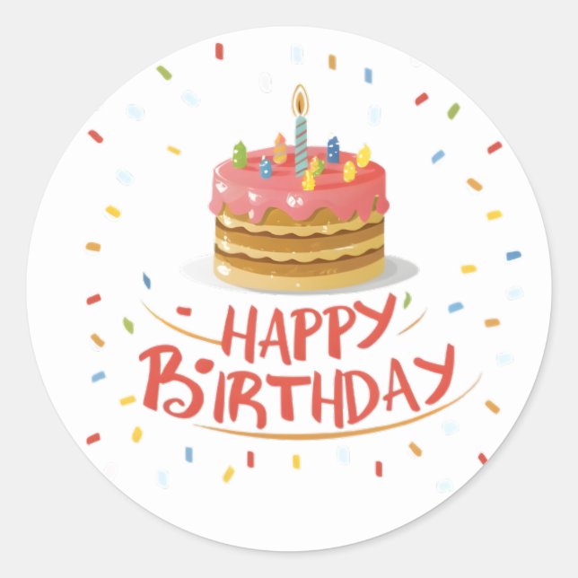 Fun Birthday Stickers (Front)