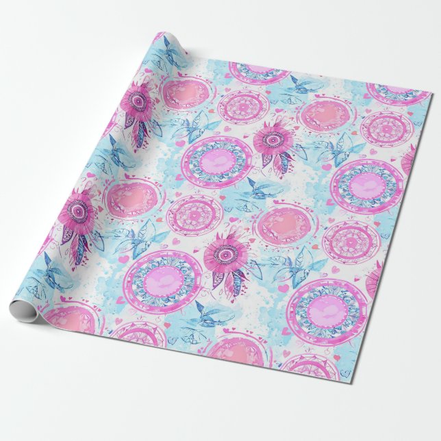 Fun Birthday Wrapping Paper (Unrolled)