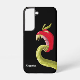 Fun Black Red Monster Fruit   Samsung Galaxy Case
