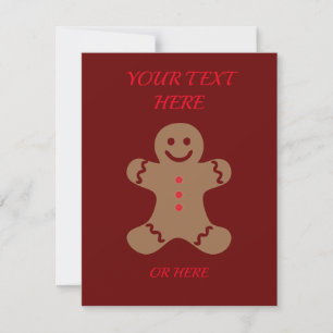 Fun Blank Christmas card