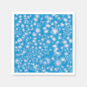 Fun BLUE Abstract Ink Super Splash pattern Napkin