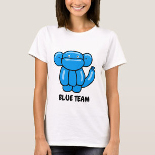 Fun blue balloon animal monkey design T-Shirt