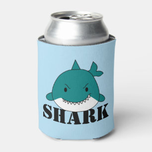 Fun Blue Shark Can Cooler
