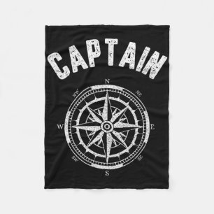 Fun Boating Shirt Retro Nautical Gift Cool Boat Ca Fleece Blanket