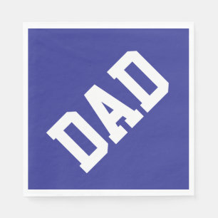 Fun Bold Athletic Sporty GRAD Text On Bright Pink Napkin