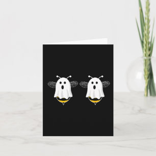 Fun Boo Bees Couples Halloween Costume For Women' Card