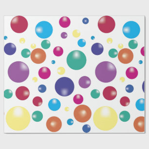 Fun Bouncing Balls Wrapping Paper