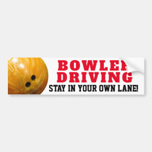 Fun Bowler Bowling Fan Bumper Sticker