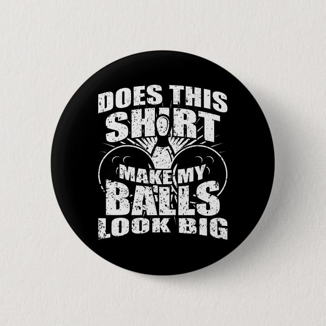 Fun Bowling Ball  - Gag Gift Bowling  for Men 6 Cm Round Badge (Front)