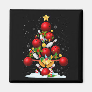 Fun Bowling Christmas Tree Lights Xmas Gifts For M Magnet