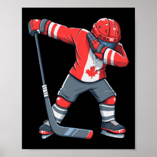 Fun Boy Kid Ice Hockey Apparel Poster