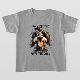 Fun boys dog life word art T-Shirt