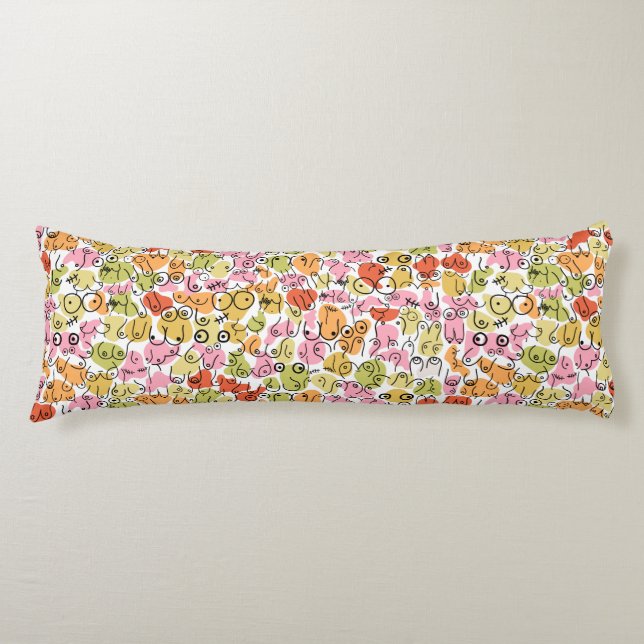 fun breast design body cushion (Front)