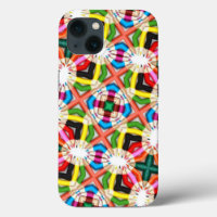 Fun Bright Coloured Pencil Kaleidoscope Pattern