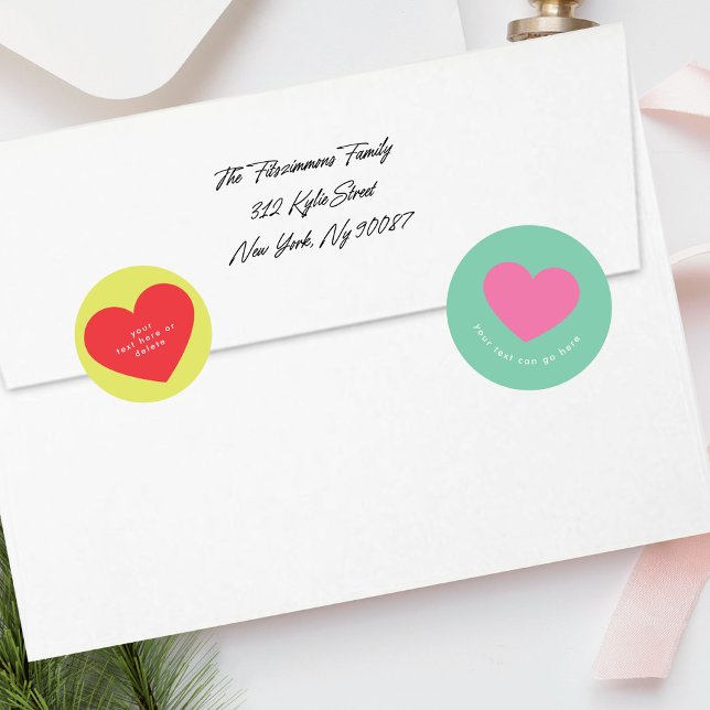 FUN bright colourful BOLD | MERRY christmas holida Classic Round Sticker (Creator Uploaded)